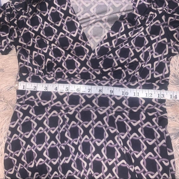 Banana Republic navy blue and gray dress size s - Picture 6 of 7